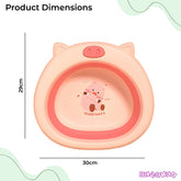 Multipurpose Baby Essential Wash Basin for Baby (Piggy Pink)